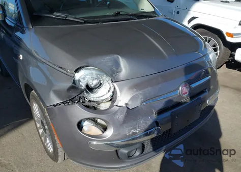 2012 Fiat 500 Lounge z USA, uszkodzony, nr VIN 3C3CFFCR7CT358409